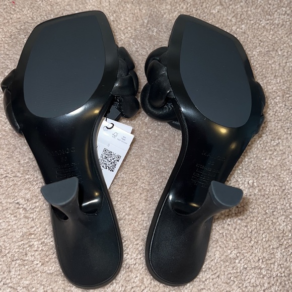 Mango leather braided design knotty mule sandals - Picture 4 of 5